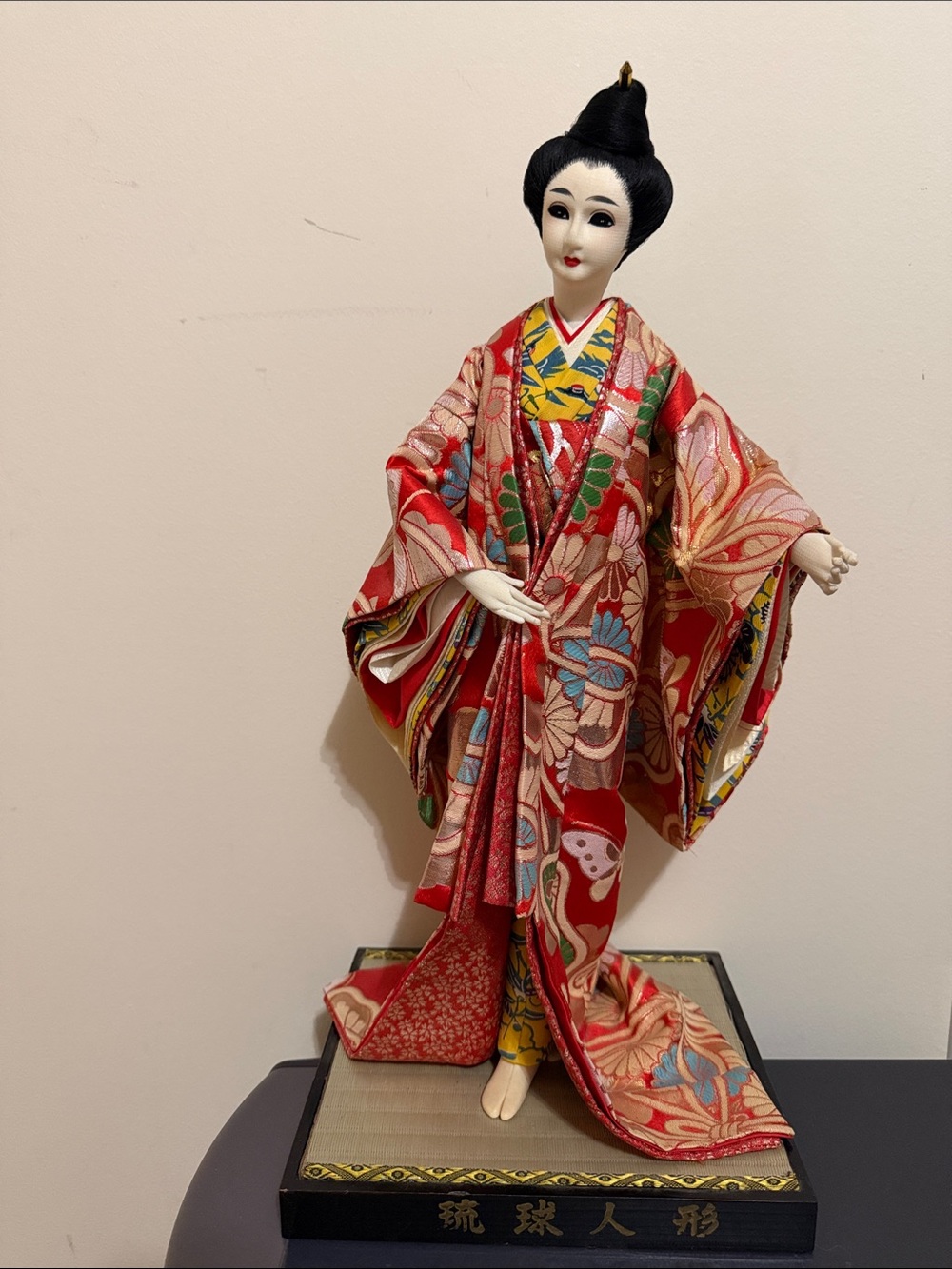 1970 vintage Japanese Ryukyu Geisha Doll 19”